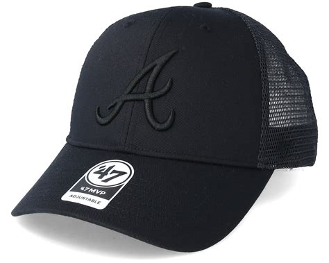 Atlanta Braves Branson Black Trucker 47 Brand Caps Uk