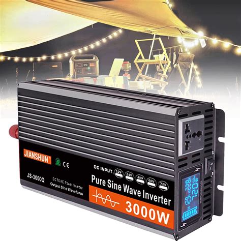 3000w 4000w 5000w 6000w Pure Sine Wave Power Inverters Dc 12v 24v 48v