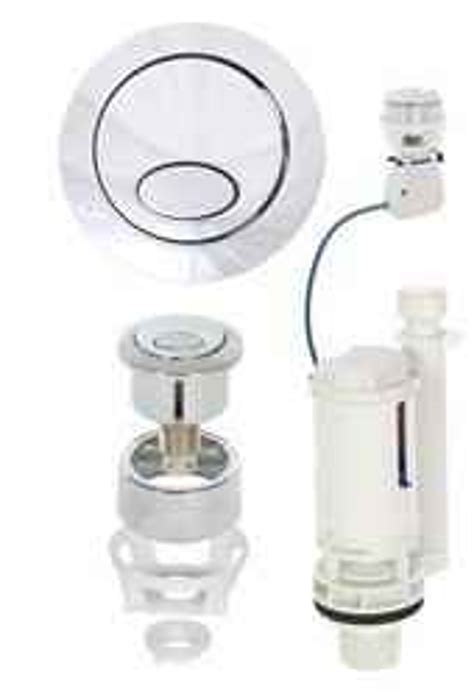 Fluidmaster Pro550 Toilet Cistern Push Button Dual Flush Valve Syphon