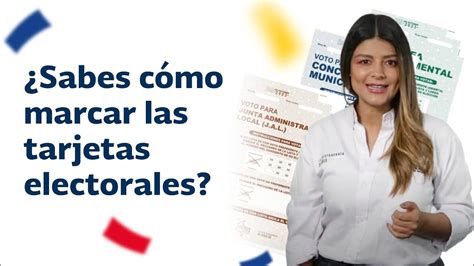 ¿cómo Marcar Las Tarjetas Electorales Para Votar En Las Elecciones