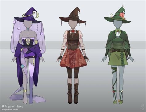 Open Set Price Witches Adoptable Clothes 23 By