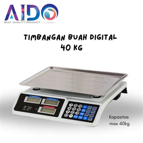 Jual Timbangan Buah Digital 40KG Digital Computing Scale Double