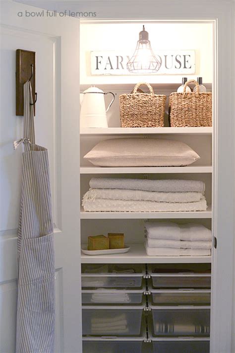 Linen Closet Organizing Ideas Goodworksfurniture