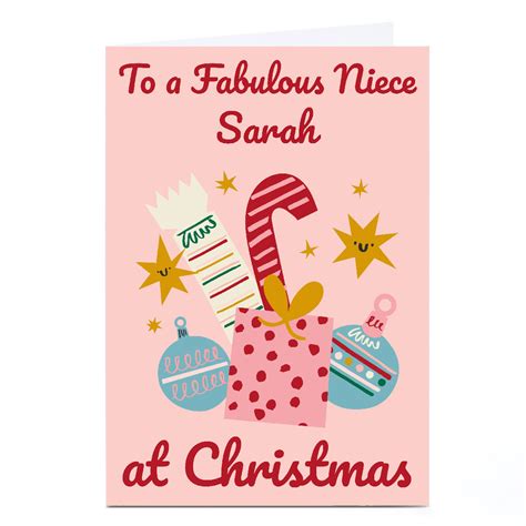 Buy Personalised Ashley Le Quere Christmas Card A Fabulous Niece At