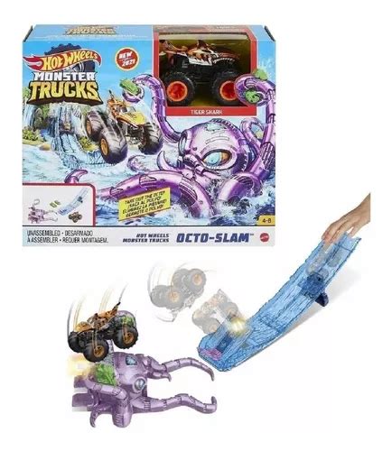 Pista Monster Truck Octo Slam Hot Wheels Troca Mounstro Meses sin interés