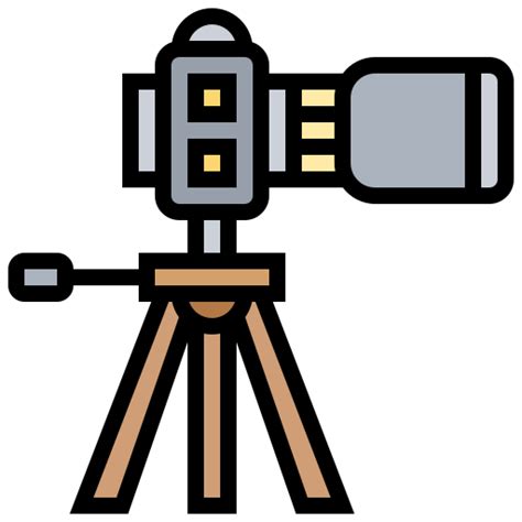 Camera On Tripod Free Clipart