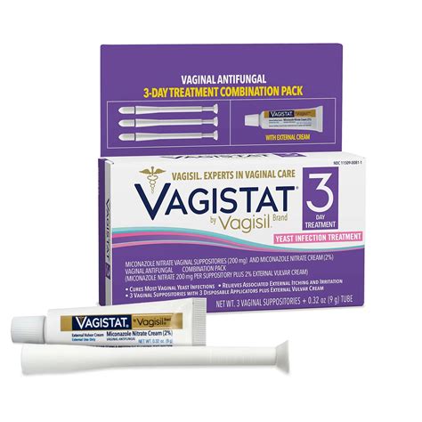 Vagistat 3 Day Yeast Infection Treatment For Women Helps Relieve External Itching And Irritation