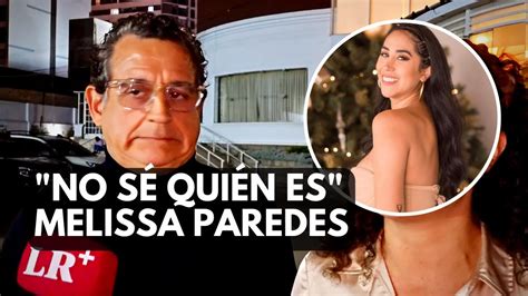 Sergio Galliani Minimiza A Melissa Paredes En Al Fondo Hay Sitio No