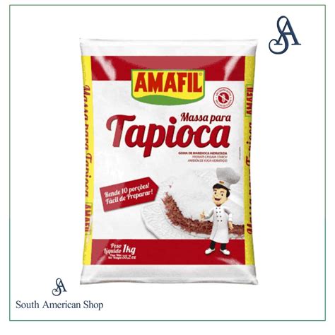 Hydrated Manioc Starch Tapioca 1kg Amafil South American Shop