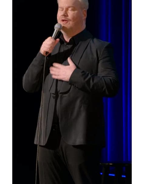 Dark Pale Jim Gaffigan Black Suit | Ultimate Jackets