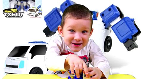Unpacking mini tobots robot transformers Zero.Распаковывает мини тобот ...
