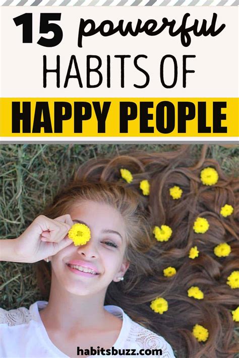 15 Powerful Habits Of Happy People