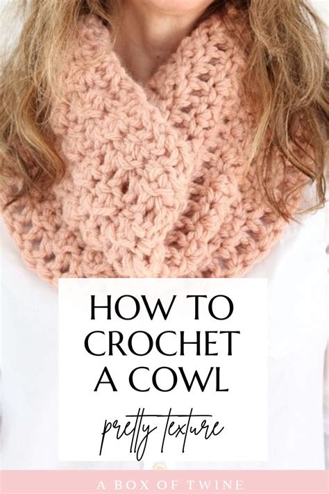 Crochet Cowl Pattern For Beginners FREE A BOX OF TWINE