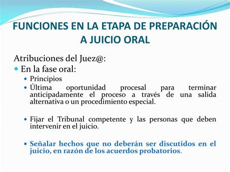 Ppt Etapa De PreparaciÓn A Juicio Oral Powerpoint Presentation Free