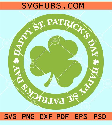 Happy St Patricks Day Svg Lucky Svg St Patricks Day Irish Svg St