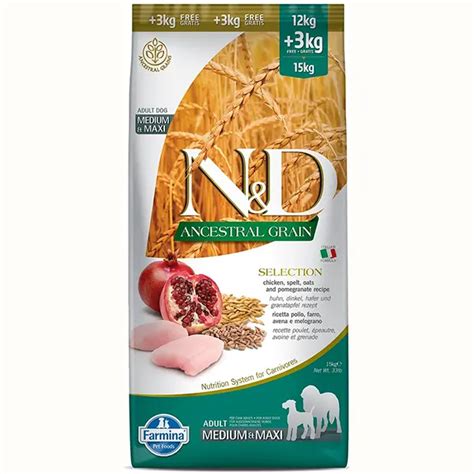 Farmina N&D Chicken and Pomegranate Dog Food - JUSTDOGS