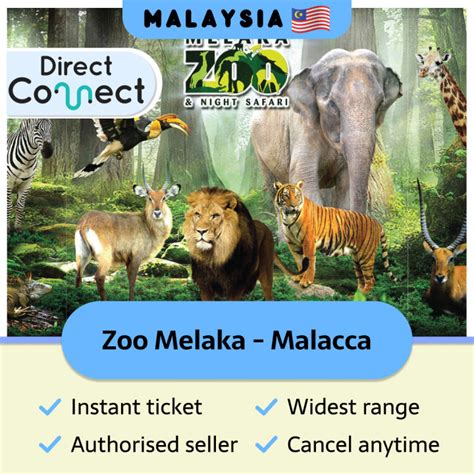 [PROMO TIKET READY] Zoo Melaka Malacca Malaysia Day Zoo Night Safari Animals Attractions Tickets ...