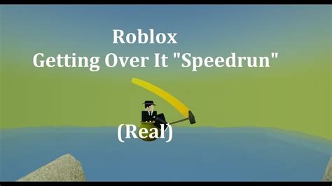 Getting Over It Roblox Speedrun Former Wr Realtime First Sub