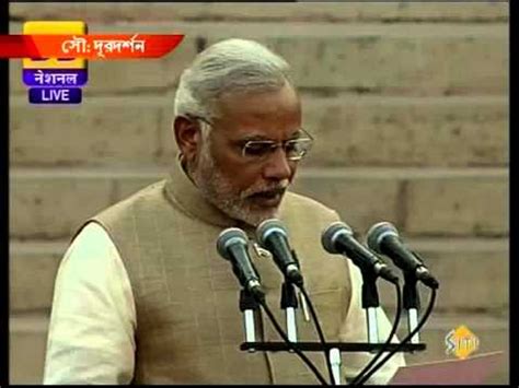 Narendra Modi Takes Oath As The 15th Prime Minister Of India Video Dailymotion