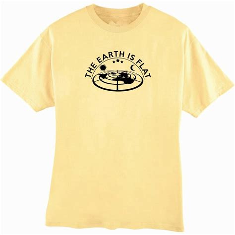 The Earth Is Flat T Shirt Ebay