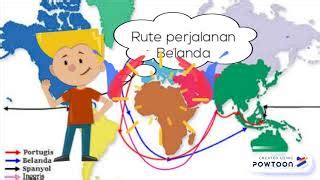 Rute Perjalanan Kedatangan Bangsa Barat Ke Indonesia Peta Rute