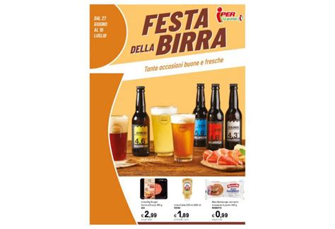 Volantino Iper Festa Della Birra Dal Giugno Al Luglio The