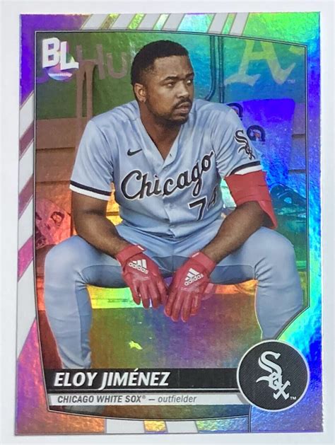 2023 TOPPS BIG LEAGUE WHITE SOX ELOY JIMENEZ RAINBOW FOIL PARALLEL CARD