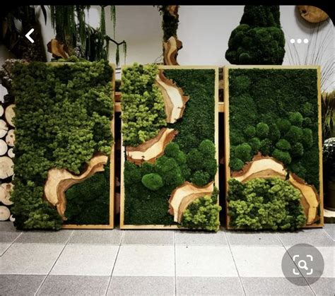 Moss Wall Art Moss Art Art Mural Vert Jardin Vertical Artificial