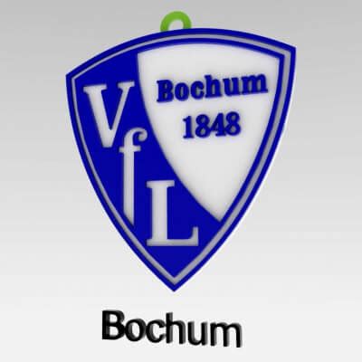 Bochum Logo Printable and Renderable - 3D Print Model by danyelon