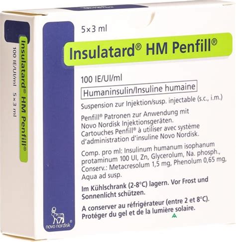 Insulatard HM 100IU Penfill Injection: View Uses, Side Effects, Price ...