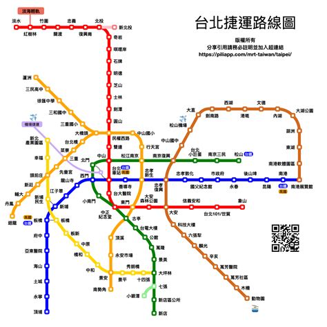 捷運路線圖