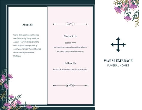 Celebration Of Life Catholic Funeral Tri Fold Brochure Templates Edit