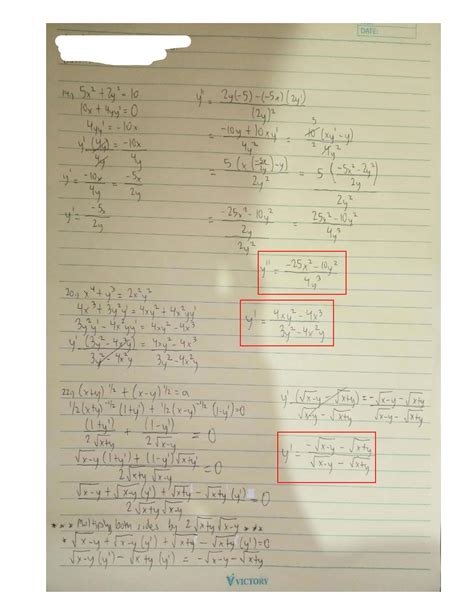 SOLUTION Calculus Sample Exercises Studypool