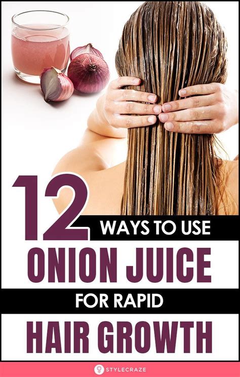 How To Use Onion Juice For Hair Growth Help Hair Growth Onion Hair