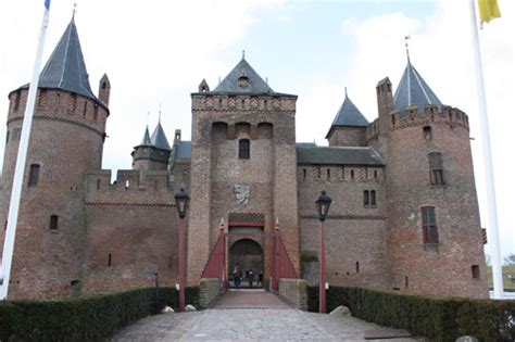 Amsterdam - Photo Tour - Muiderslot Castle in Muiden - Front view of ...