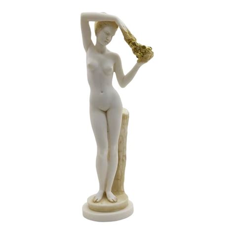 Goddess Aphrodite Venus Anadyomene Nude Female Erotic Cast Marble