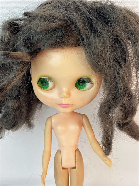 Lot RARE Vintage1972 Kenner Brunette Blythe Changing Eye Color Doll WORKS