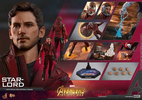 Marvel Avengers Infinity War Movie Masterpiece Star Lord Collectible Figure Infinity War Hot