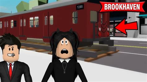 Saiu O Novo Trem Chegou Na Cidade Do Brookhaven Rp Roblox Youtube