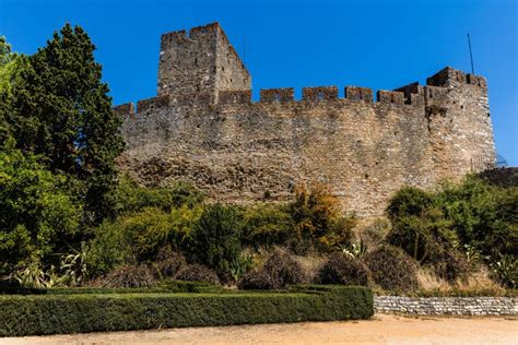 Castle Of The Knights Templar In Tomar, Portugal Stock Photo - Image of ...