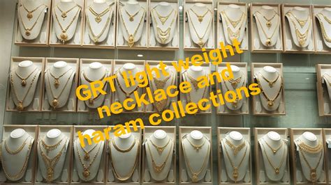 GRT Light Weight Necklace And Haram 16 Grams Necklace 21 Gram Haram