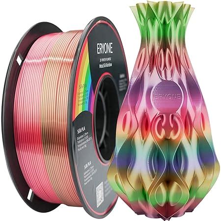 Eryone Metal Luster Silk Rainbow Filament Pla Mm For D Printer