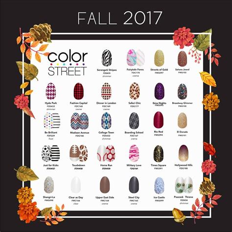 New Fall Styles Color Street 100 Nail Strips Order Yours Today