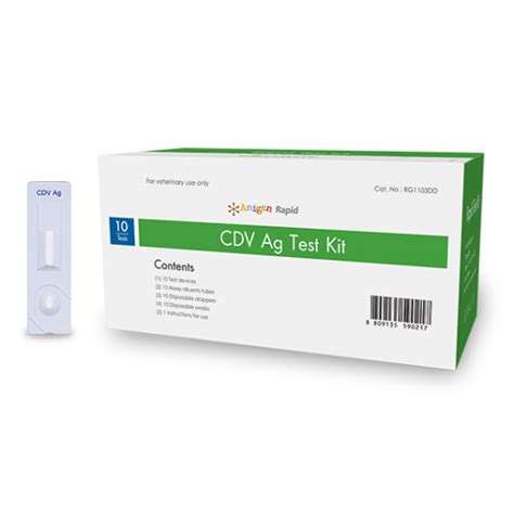 Canine Distemper Virus Ag Test, 10t/kit