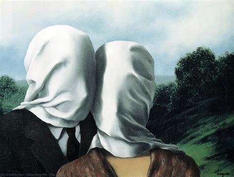 Reproduções De Belas Artes Os amantes 1928 por Rene Magritte