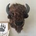 Buffalo Head Wall Mount Bison Nursery Decor Man Cave Gift By Jojo S