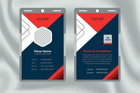 Professional Id Card Design Template Corporate Business Id Card Design