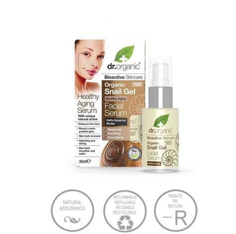 Snail Gel Facial Serum 30ml Green Heart Organics