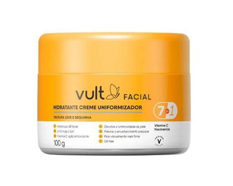 Vult Facial Hidratante Creme Uniformizador 7 Em 1 Pote 100g