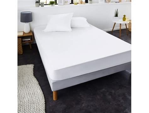 Prot Ge Matelas Imperm Able Antiacariens Greenfirst Sweetnight Blanc